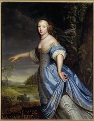 Portret van Madame de la Sabliere